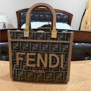 Authentic fendi sunshine small handbag.